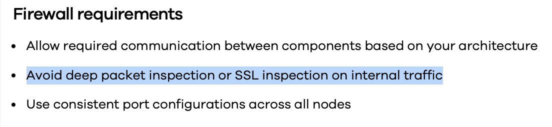 CommVault Firewall Requirements